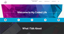 Desktop Screenshot of mycodedlife.com