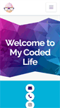 Mobile Screenshot of mycodedlife.com
